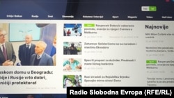 RT каналынын серб тилиндеги сайты. Брюссель, 29-январь 2024-жыл