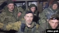 Остатки российского отряда "Шторм", скриншот из видеообращения