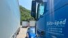Илустрација, камиони блокираат граничен премин меѓу Србија и Косово 