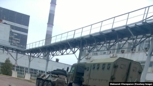 Руска военна техника на територията на АЕЦ "Чернобил"