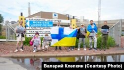 Акция 12 июля у завода "Норникеля" в городе Харьявалта