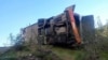 A bus traveling from Yerevan to Iran overturned in southern Armenia on April 27, killing five people.