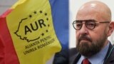 Câteva pagini de Facebook apropiate partidului AUR au început să plătească reclame și pentru primarul sectorului 5 - teoretic, un adversar la alegerile din 9 iunie. În imagine: colaj cu sigla AUR și Cristian Popescu Piedone.