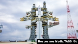 კოსმოსური რაკეტა "ანგარა-A5" პლესეცკის კოსმოდრომზე. 14 დეკემბერი, 2020.