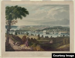 Вид на Вашингтон начала XIX века