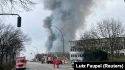 Zjarri në Hamburg të Gjermanisë. 9 prill 2023