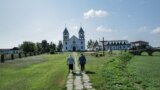 Католический храм в селе Озёрное, где живут потомки депортированных в Казахстан поляков. 20 июля 2024 года