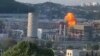 Explozie cauzată de un atac cu dronă ucraineană, la rafinăria de petrol Tuapse din Rusia. 