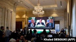 Egipatski predsednik Abdel-Fatah al-Sisi otvara mirovni samit u Kairu, 21. oktobar 2023.