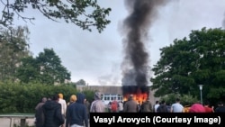 Пожежа у таборі для біженців у німецькому місті Апольда