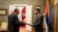 Predsjednik Crne Gore Jakov Milatović tokom ceremonije primopredaje akreditivnih pisama novoimenovanog ambasadora Srbije Nebojše Rodića. Cetinje, 1. februar 2024.