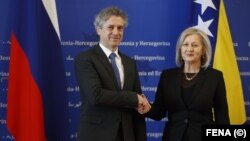 Robert Golob i Borjana Krišto, Sarajevo, 13. mart 2023.