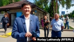 Duman Mukhammedkarim is released from detention in the Almaty region in May.