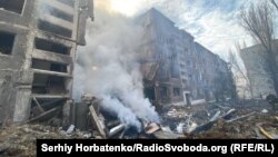 Ракетний удар по місту Селидове, 14 лютого 2024 року, фото ілюстративне
