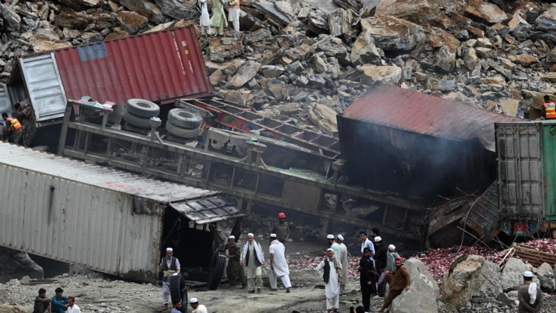 Afghanistan-Pakistan Border Crossing Landslide Toll Rises To Eight