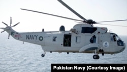 A Pakistani Navy helicopter (file photo)