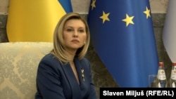 Olena Zelenska, supruga predsednika Ukrajine, tokom posete Srbiji, 13. maj 2024. 