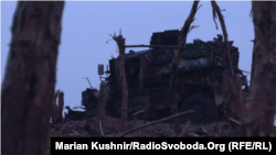 Знищена бронетехніка на позиціях ЗСУ біля села Роботине, Запорізька область, грудень 2023