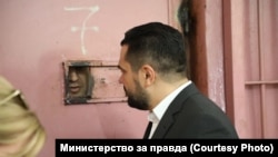 Министерот за правда Кренар Лога во затвор Идризово, 14 септември 2023