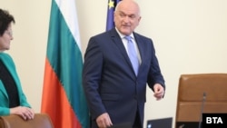 Bulgarian caretaker Prime Minister Dimitar Glavchev