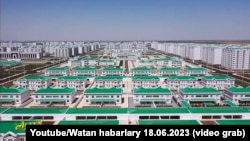 The “smart” city, designed for 70,000 people and costing billions of dollars to construct, is 30 kilometers south of the capital, Ashgabat.