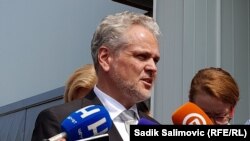 Johann Sattler, šef Delegacije EU u BiH, na obilježavanju 28. godišnjice genocida u Srebrenici