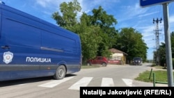 Policijska vozila u Subotici, na severu Srbije, 1. avgust 2023. Ilustrativna fotografija