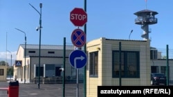 Armenia - The newly renovated Margara border crossing with Turkey, July 30, 2024.