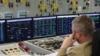 A photo from Russia's state news agency TASS shows the control room at the Zaporizhzhya nuclear power plant in Russian-controlled Ukrainian territory. 