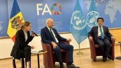 Ministrul Agriculturii, Vladimir Bolea (centru), la o întâlnire la Roma cu Directorul General al Organizației ONU pentru Alimentație și Agricultură (FAO), QU Dongyu (dreapta), 13 mai, 2024.