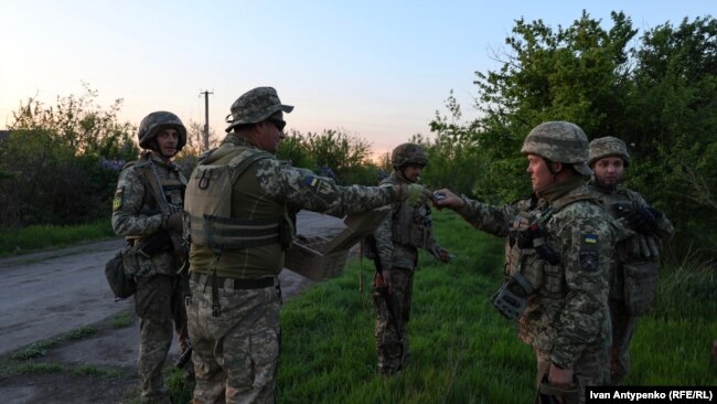 Тренування бійців 35-ї окремої бригади морської піхоти, Херсонсьтка обл., квітень, 2024 року