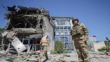 Последствията от обстрела в Донецк, 11 май 2024 г.