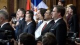 Članovi nove Vlade Srbije polažu zakletvu u Skupštini, 2. maj 2024.