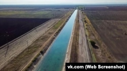 Днепровская вода в Северо-Крымском канале, 2022 год
