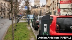 Stație de încărcare a mașinilor electrice. Cluj-Napoca