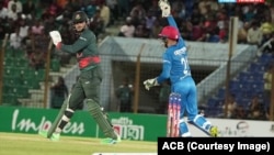 د بنګله‌دېش او افغانستان کرکټ لوبډلو ترمنځ د لوبې انځور