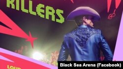 The Killers qrupunun Gürcüstan afişası