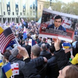 Митинг грузинской оппозиции 