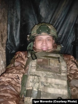 Военнослужащий ВСУ из Севастополя Игорь Мовенко в окопе
