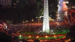 Tbilisi's Heroes' Square fills with demonstrators on May 2.
