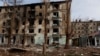 Жилые дома в Авдеевке, поврежденные в результате постоянных российских обстрелов