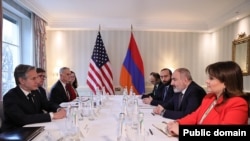 Germany - U.S. Secretary of State Antony Blinken and Armenia's Prime Minister Nikol Pashinian meet in Municհ, February 17, 2024.