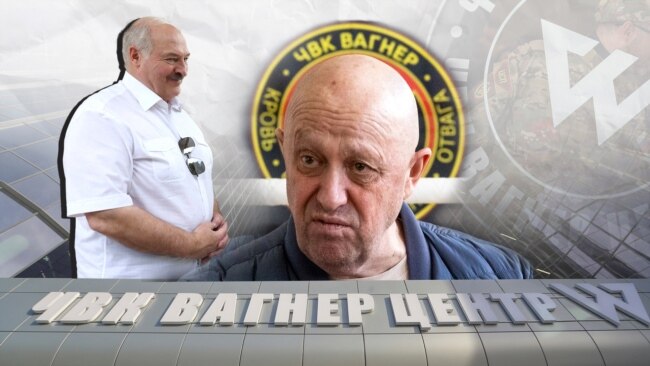 Александр Лукашенко и Евгений Пригожин. Коллаж