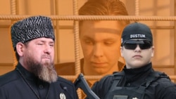 რამზან და ადამ კადიროვები. ილუსტრირებული ფოტო