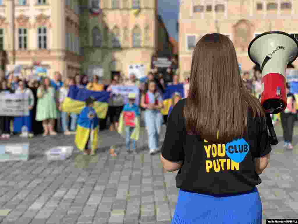  Акцію організували українці з громадської організації &laquo;Голос України&quot; &nbsp; &nbsp; &nbsp; 