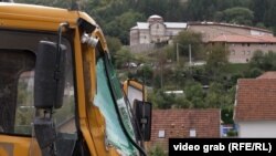 Tragovi sukoba u Banjskoj 