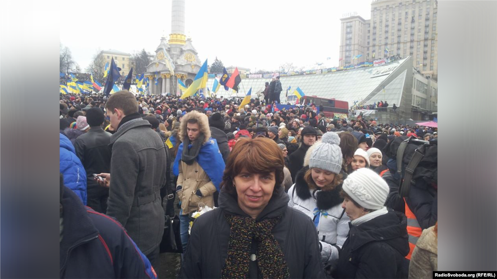 Під час &laquo;Маршу мільйонів&raquo; у Києві, 9 грудня 2013 року