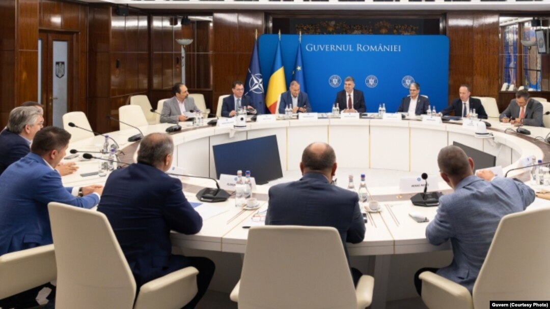 Întâlnirea premierului Marcel Ciolacu cu reprezentanții patronatelor și ai întreprinderilor mici și mijlocii.