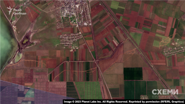 Окопи на півночі Криму, березень 2023 року