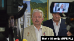 Ruski pravnik i političar, Sergej Baburin, tokom boravka u BiH, Sokolac, 13. septembar 2023.